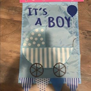 It’s a boy yard flag